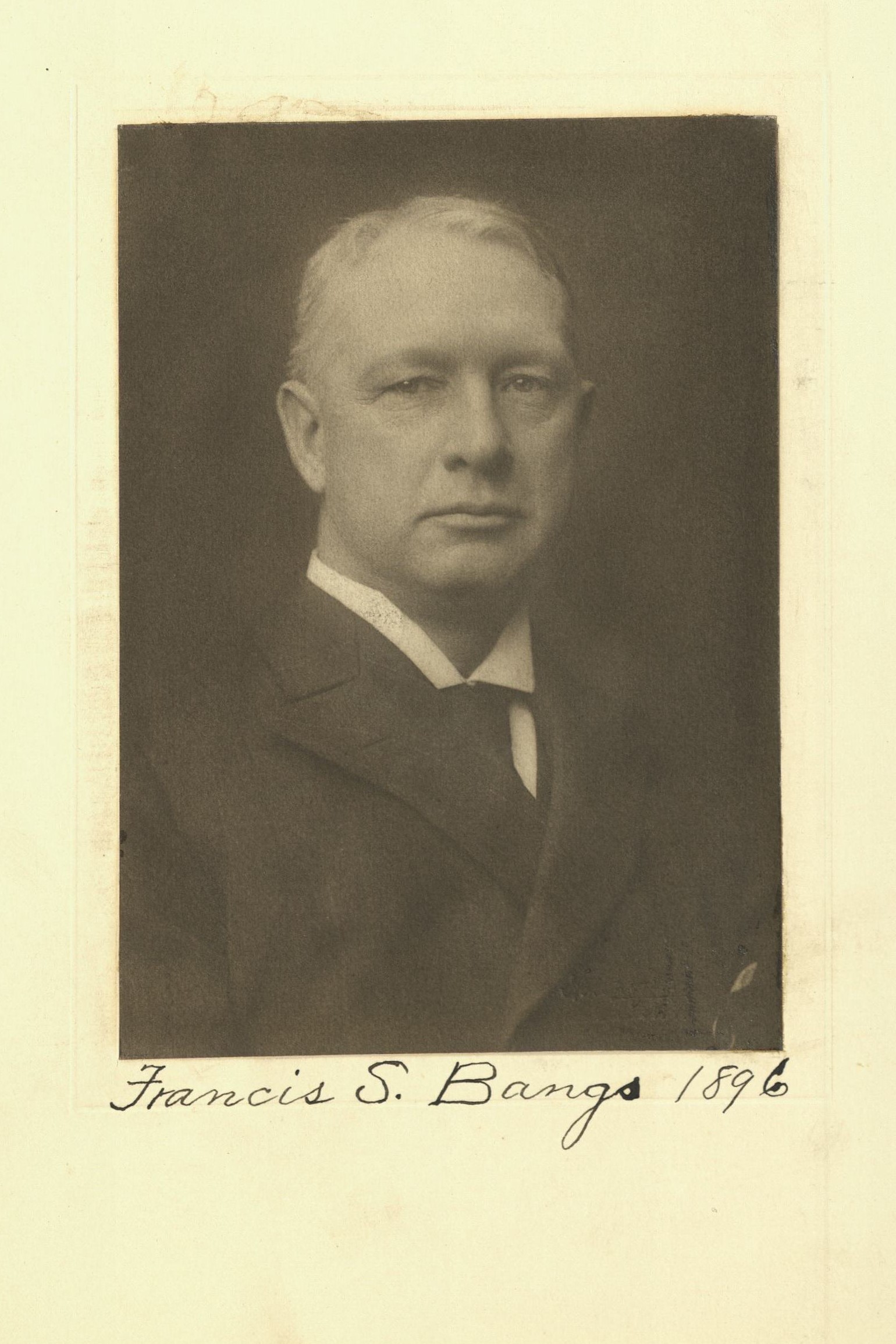 Member portrait of Francis Sedgwick Bangs
